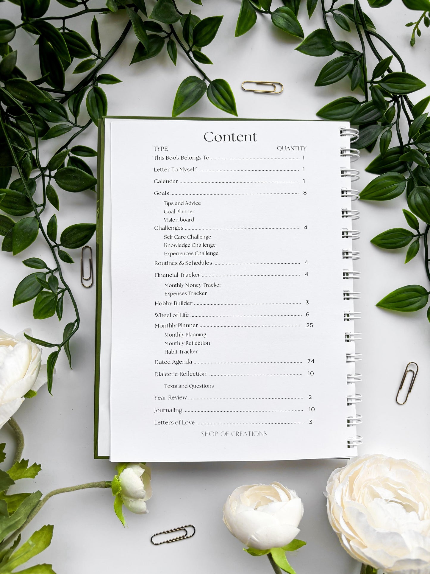 Flourish Book, 2025 3-in-1 Planner, Agenda, and Journal