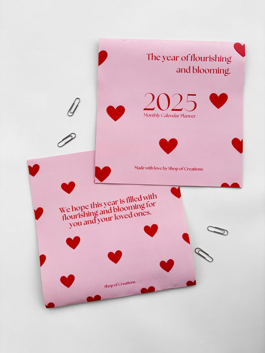 Monthly Calendar for 2025 - Hangable