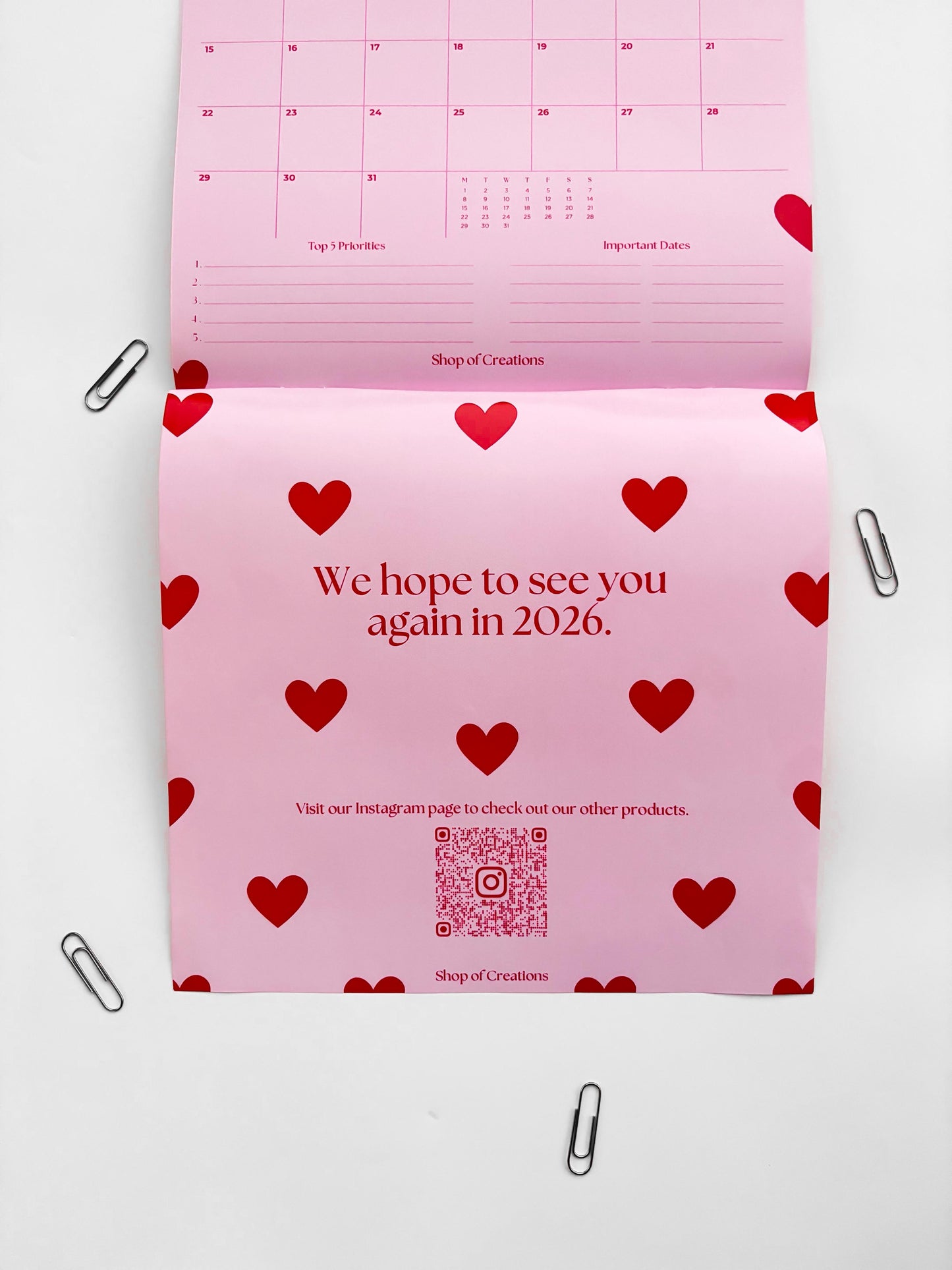 Monthly Calendar for 2025 - Hangable