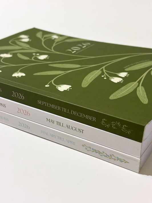 x2026 Daily Planners Set (3 Books)