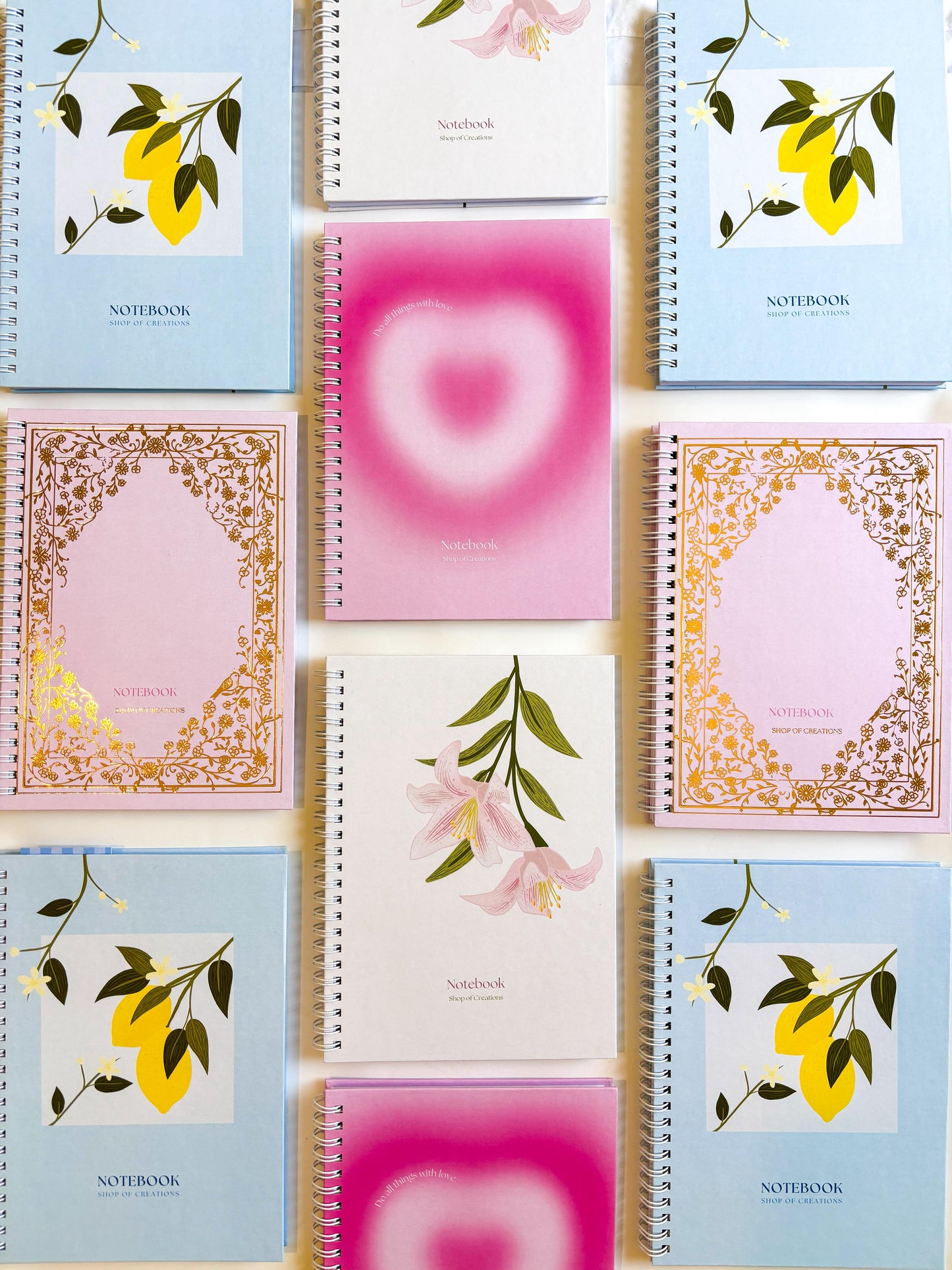 A5 Hardcover Notebook with planning sections