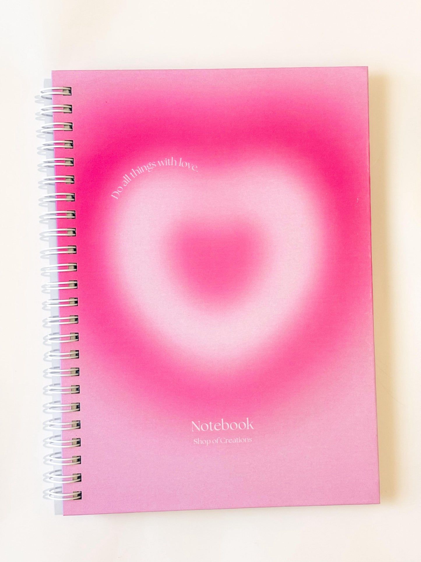 A5 Hardcover Notebook with planning sections