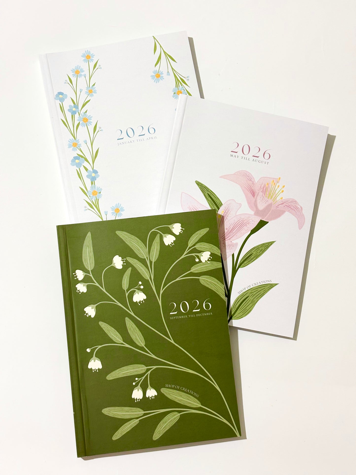 x2026 Daily Planners Set (3 Books)