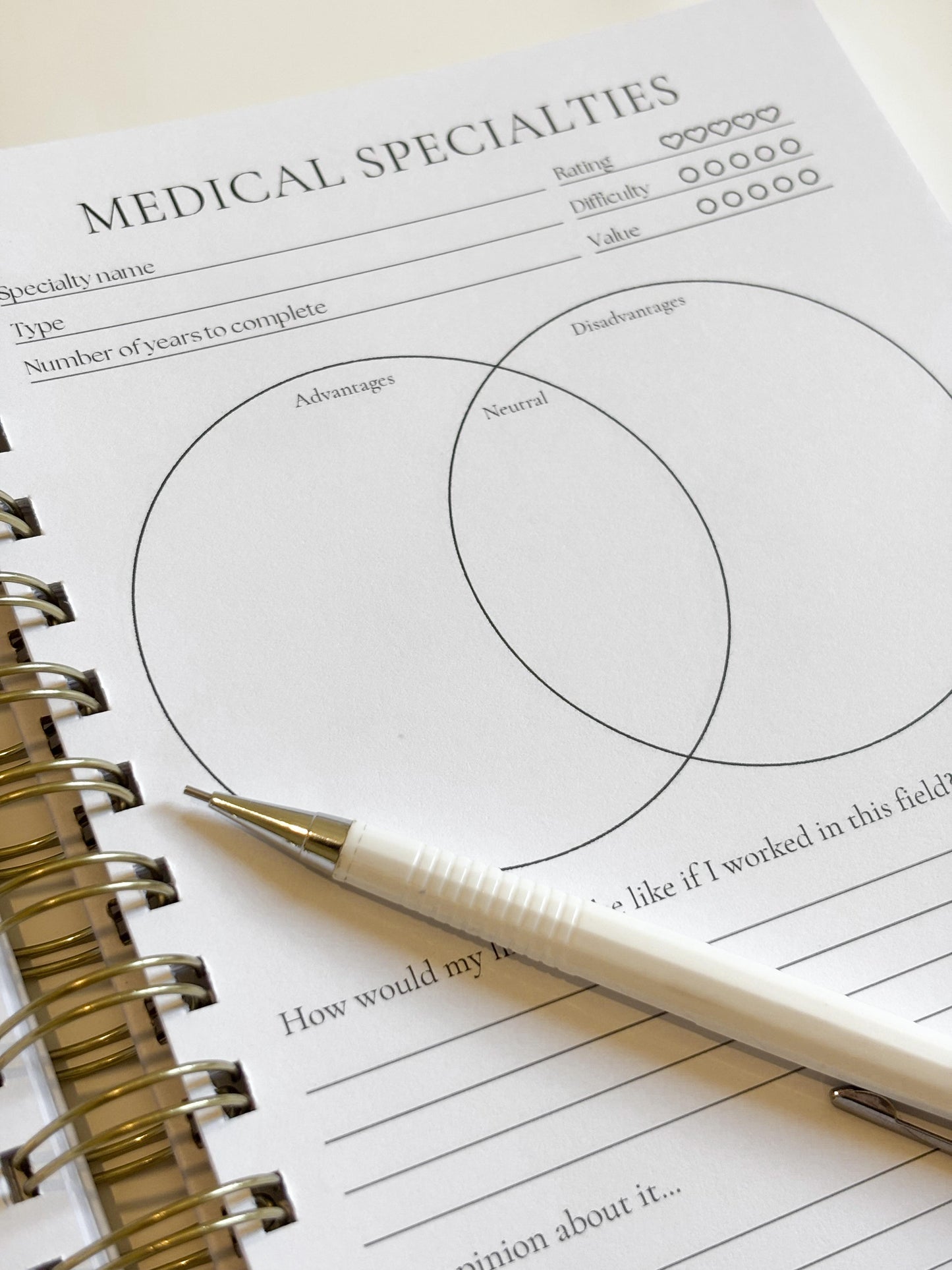 Medical Student Planner